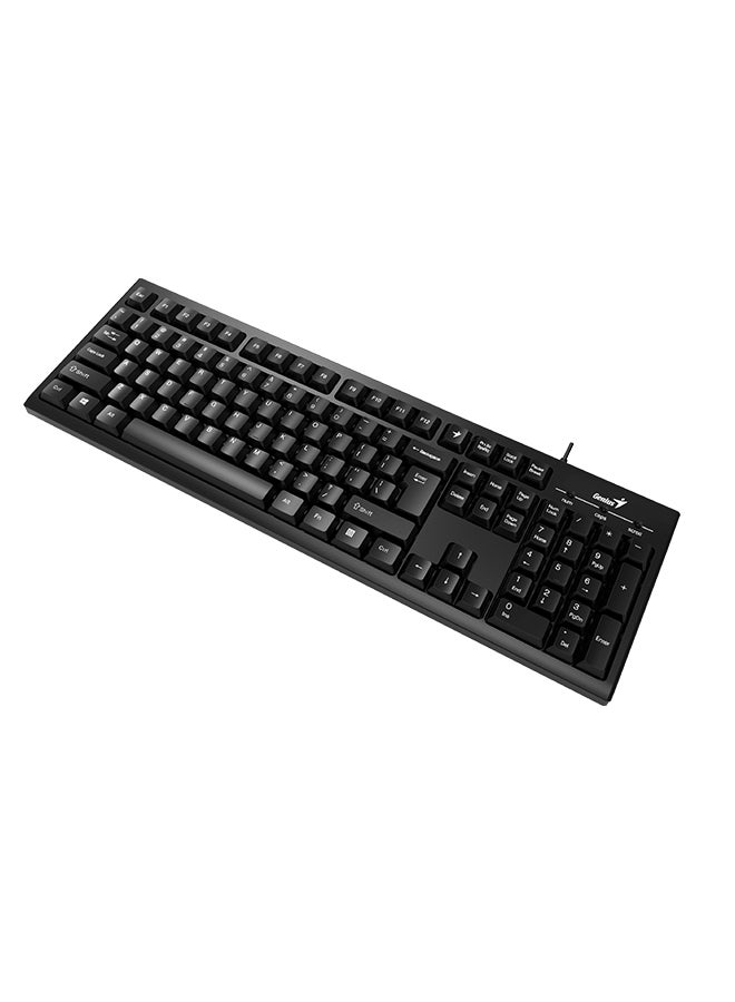 Smart Wired KB-100 Keyboard Black