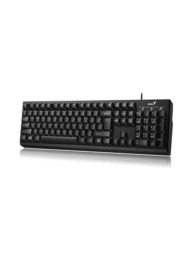 Smart Wired KB-100 Keyboard Black