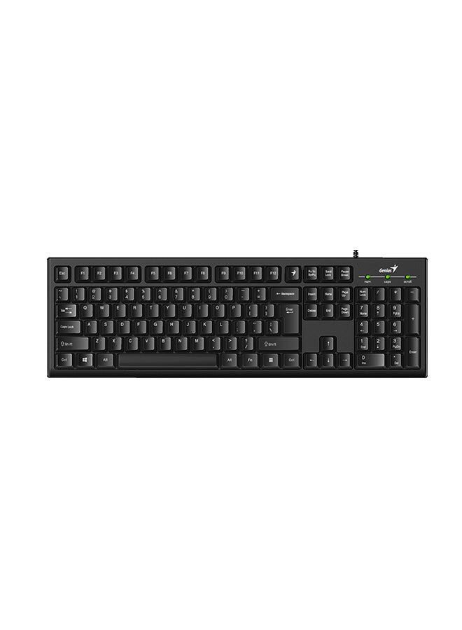Smart Wired KB-100 Keyboard Black