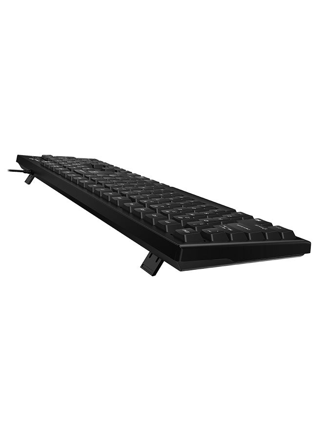 Smart Wired KB-100 Keyboard Black