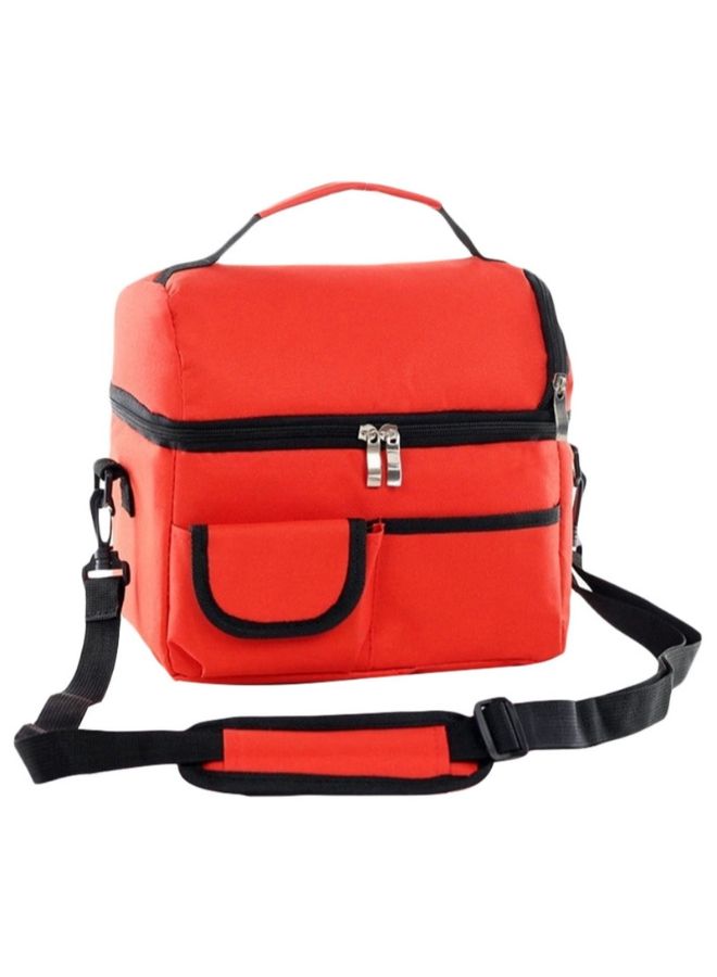 CYTHERIA - Thermal Insulated Lunch Bag Red 23x16x25centimeter - Image 1
