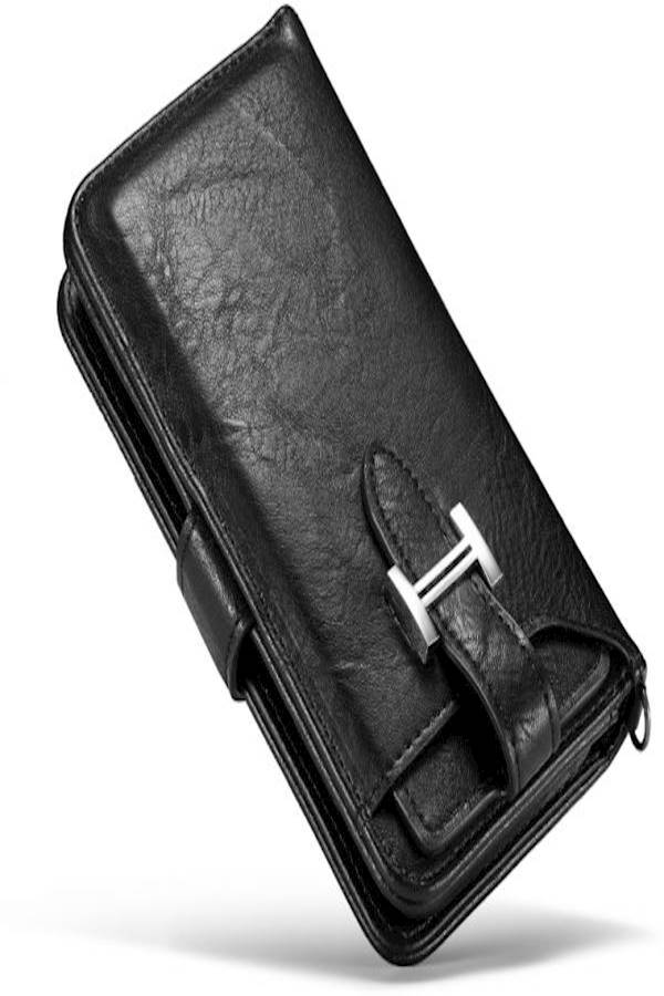 Protective Wallet Card Case Cover For Apple iPhone X/Xs Black  - Image 4