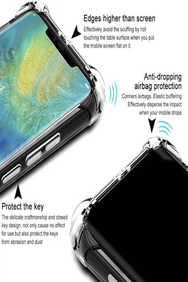 Generic - Protective Case Cover For Huawei Mate 20 Pro Clear - Image 1