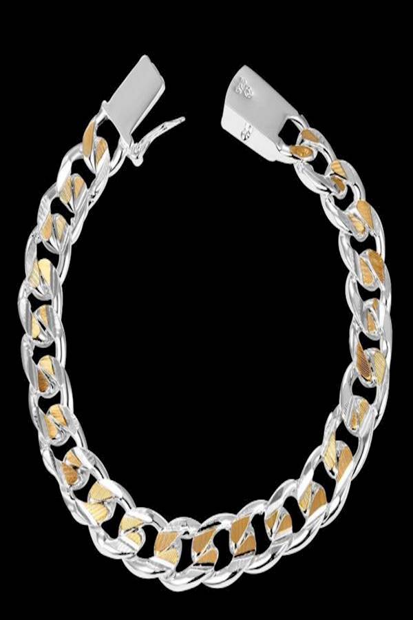 Silver Plated Chain Bracelet  - Image 2