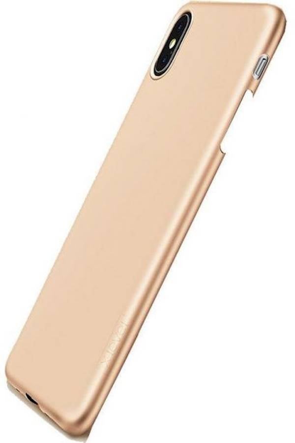 إكس ليفيل غطاء حماية واقٍ لهاتف أبل آيفون XS ماكس ذهبي - Image 2