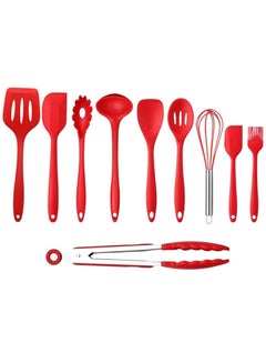 Silicone 10-Piece Kitchen Utensils Red 0.8kg  - Image 2