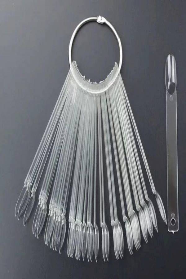 ماركة غير محددة طقم أظافر صناعية مكون من 50 قطعة أبيض  - Image 3