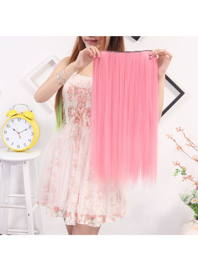 Voberry Cos Play Long Straight Hair Wig Light Pinlk 1x1x1cm - Image 3