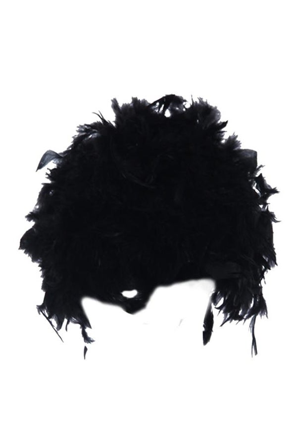 فوبيري شعر مستعار قصير بغرة صغيرة بتصميم مستدير للحفلات التنكرية أسود 1x1x1سم - Image 1