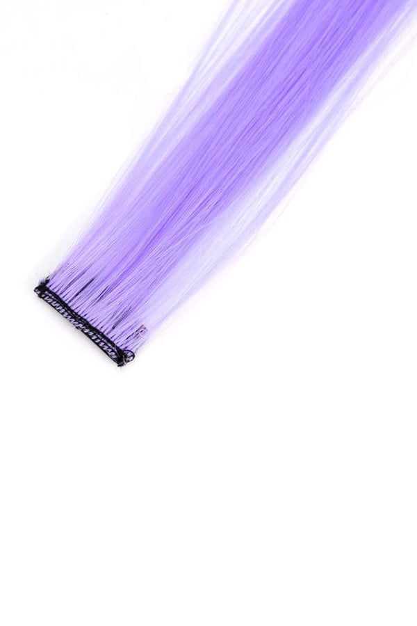 Voberry Fashion Gradient Hair Wig Purple/White 1x1x1cm - Image 1