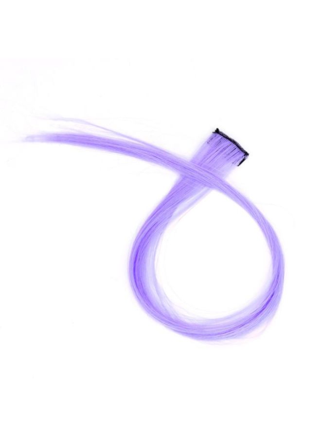 Voberry Fashion Gradient Hair Wig Purple/White 1x1x1cm - Image 3