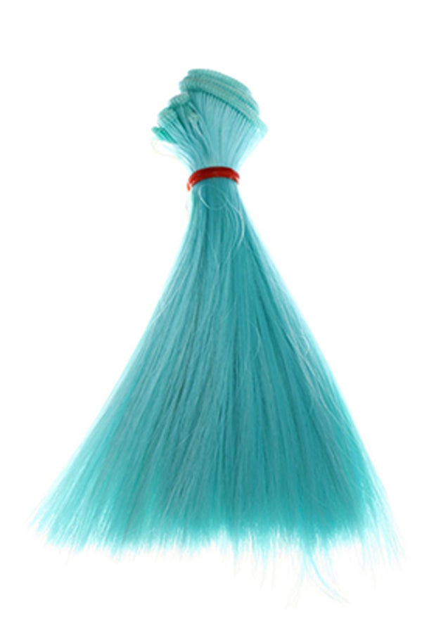 Voberry Fashion Straight Hair Wig Sky Blue 1x1x1cm - Image 1