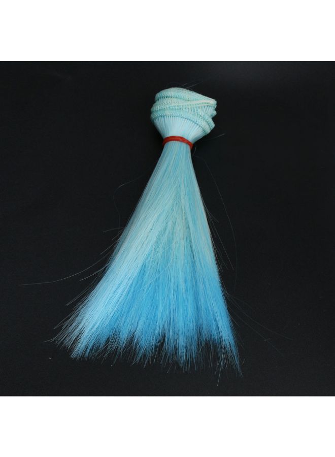 Voberry Fashion Straight Hair Wig Sky Blue 1x1x1cm - Image 2