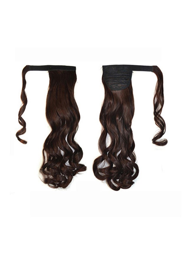 Voberry Curly Tail Hair Extension Brown 1x1x1cm