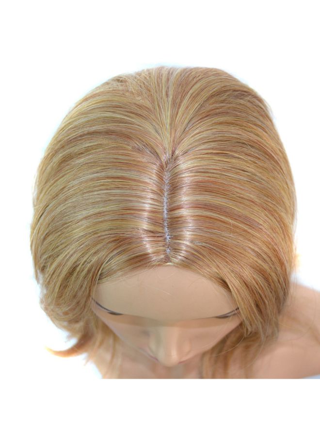 Voberry Messy Short Paragraph Wigs Blonde 1x1x1cm - Image 2