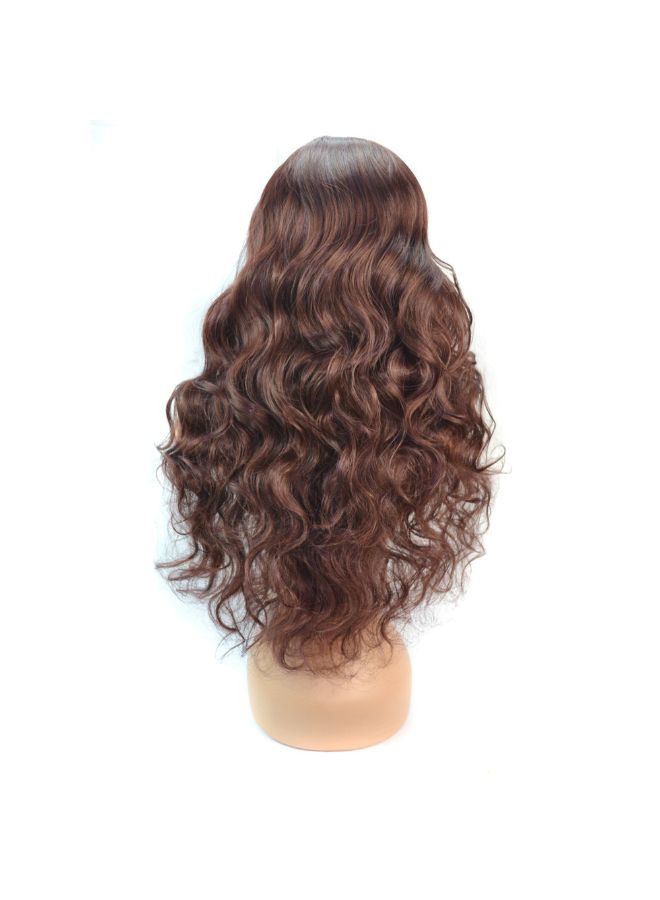 Voberry The Sub-fluffy Long Curly Hair Wig Brown 1x1x1centimeter - Image 5
