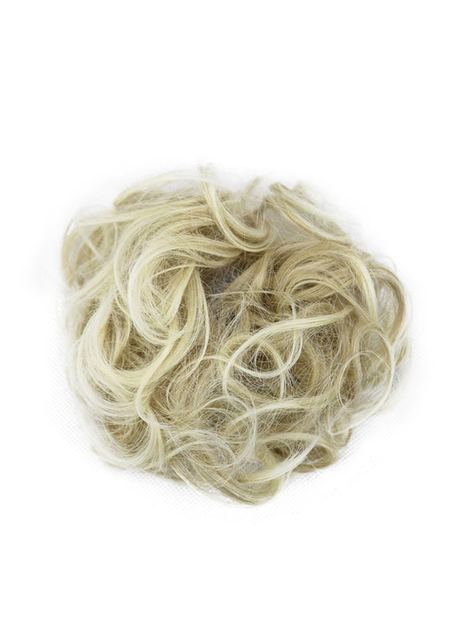 Voberry Scrunchie Twirl Piece Curly Messy Bun Hair Wig Beige 13x12x1cm