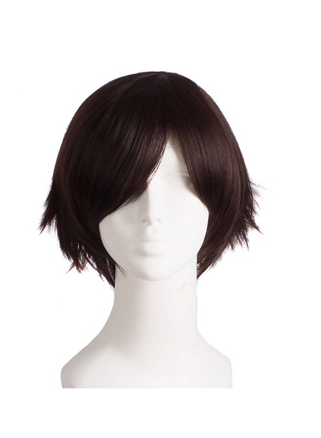 Voberry Start Life In Another World Cosplay Wig Brown/Black 1x1x1cm - Image 1