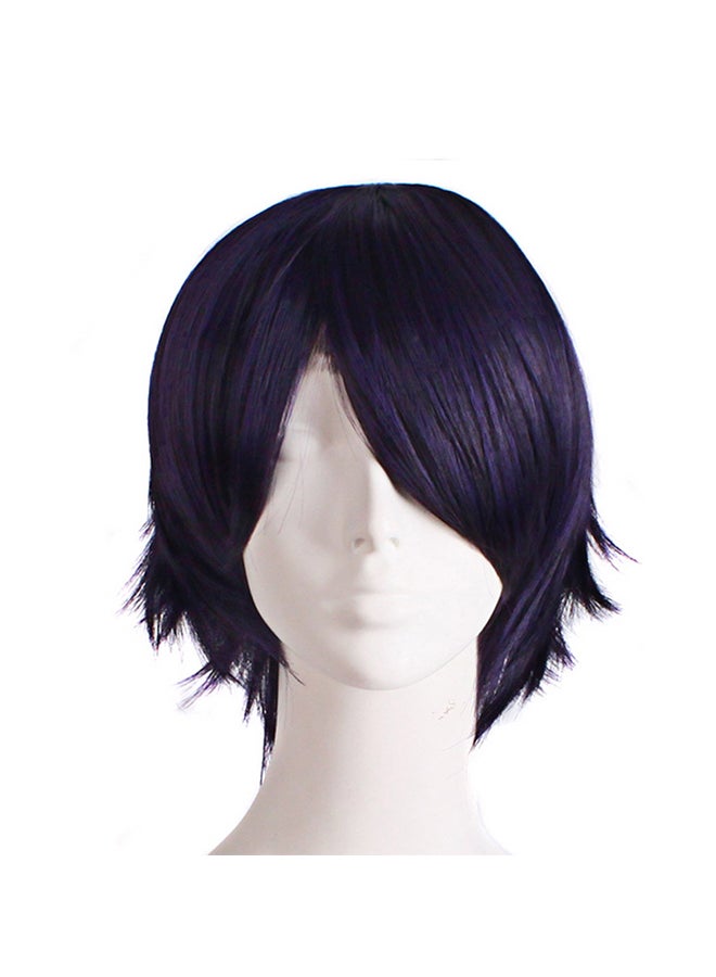 Voberry Cosplay Start Life In Another World Wig Black/Purple 1x1x1cm - Image 1