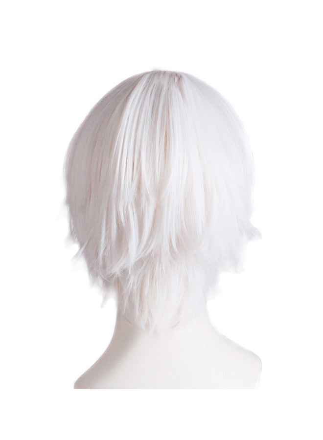 فوبيري شعر مستعار بتصفيفة مستوحاة من مسلسل "Start Life In Another World" مناسب للحفلات التنكرية أبيض 1x1x1سم - Image 1