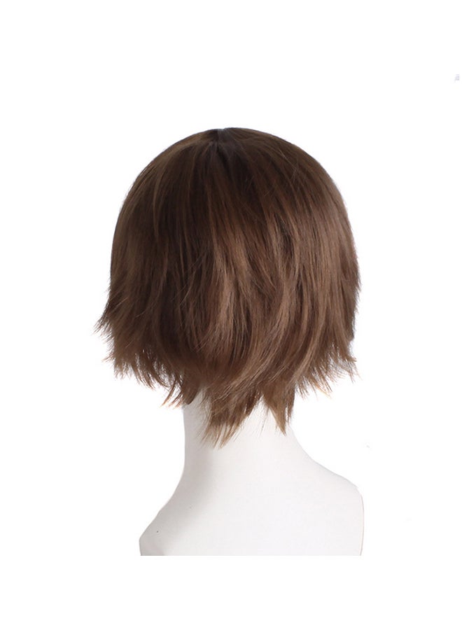 Voberry Start Life In Another World Cosplay Wig Brown 1x1x1cm - Image 1