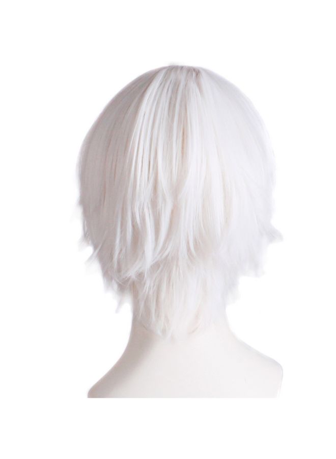 فوبيري شعر مستعار بتصفيفة مستوحاة من مسلسل "Start Life In Another World" مناسب للحفلات التنكرية أبيض 1x1x1سم - Image 3