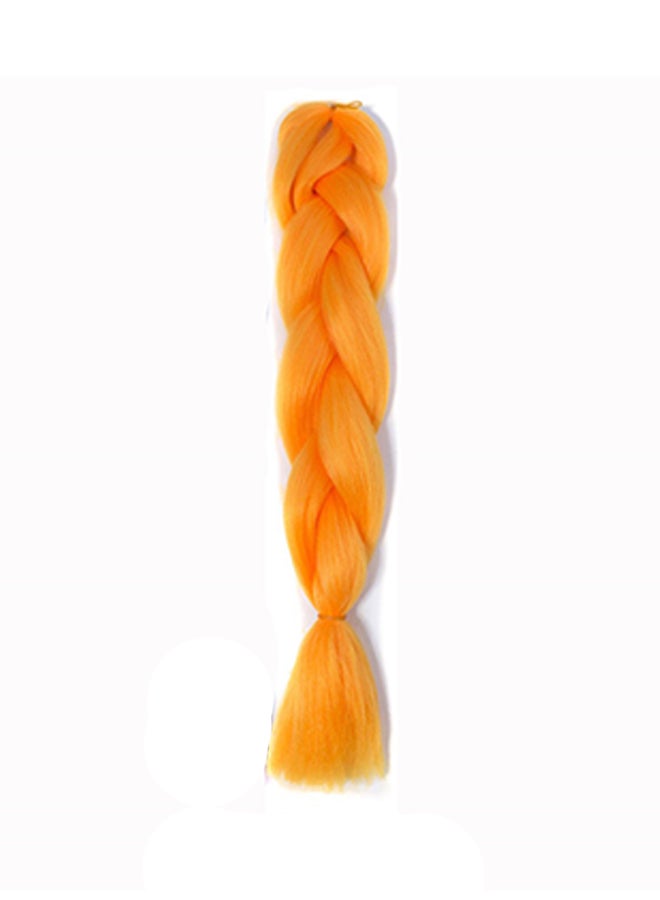 Monochrome Big Braid Wig Orange 30x5x1cm