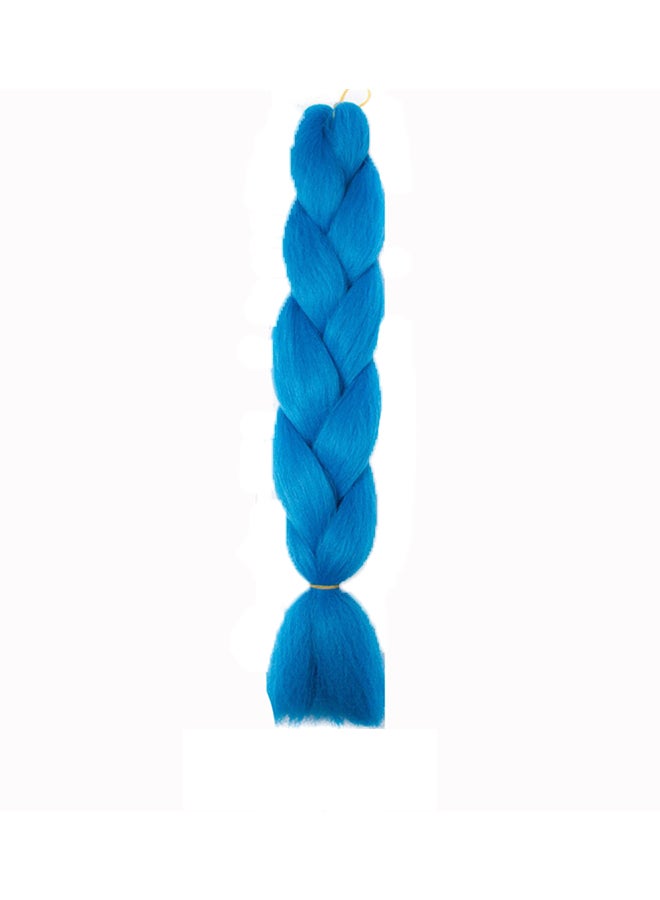 Monochrome Big Braid Wig Sky Blue 30x5x1cm