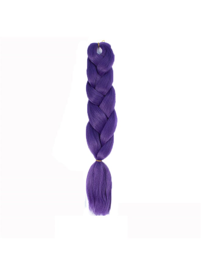 Voberry Monochrome Big Braid Wig Violet 30x5x1cm