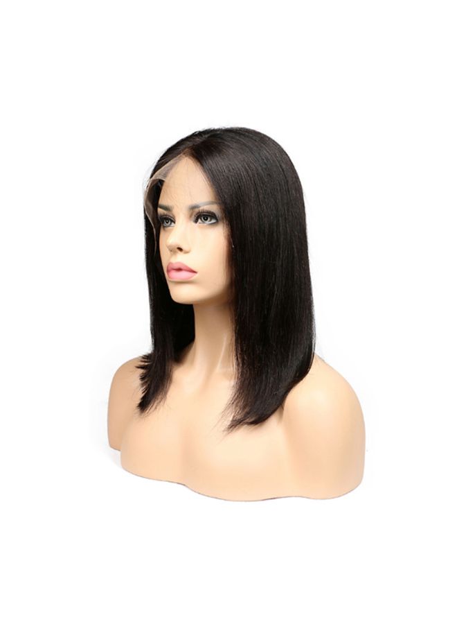 Voberry Brazilian Lace Short Hair Wig Black/Brown 1x1x1cm  - Image 5