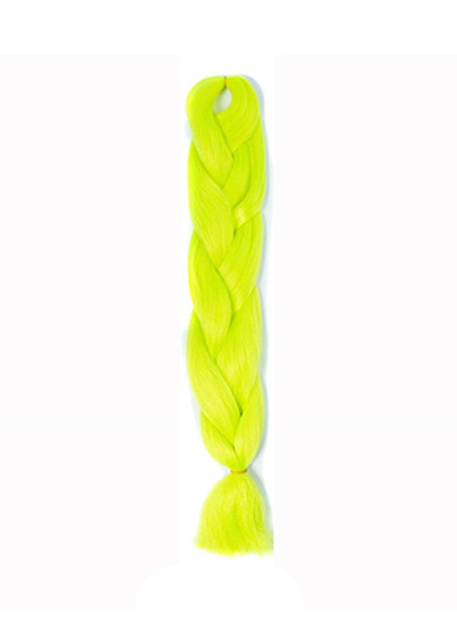 Monochrome Big Braid Wig Yellow 30x5x1cm