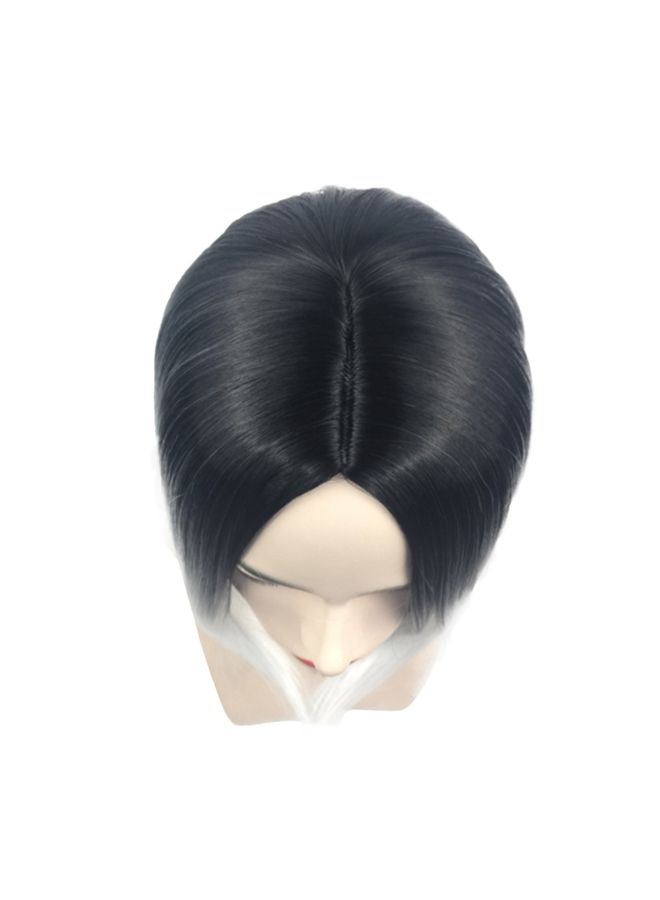 Voberry European And American Brazilian Lace Wig Black/Grey 34x36x1cm - Image 5