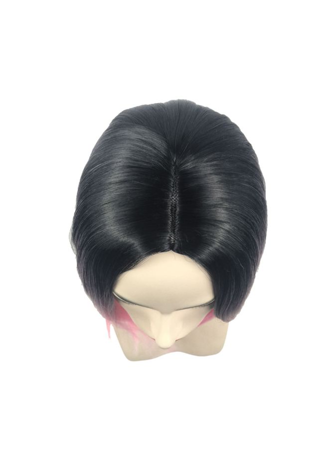 Voberry European And American Brazilian Lace Wig Pink/Black 34x36x1cm - Image 2