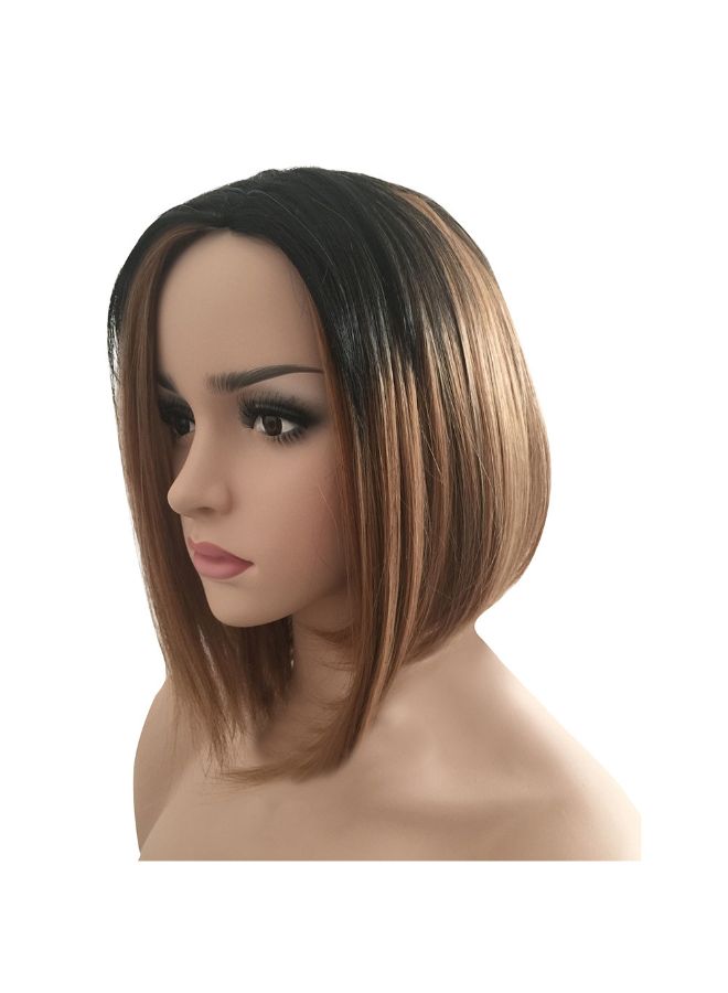 Voberry Europe and America Short Hair Wig Blonde 32x34x1cm - Image 3