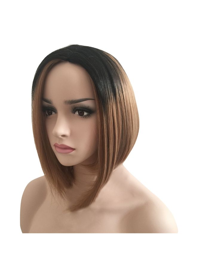 Voberry Europe and America Short Hair Wig Blonde 32x34x1cm - Image 2