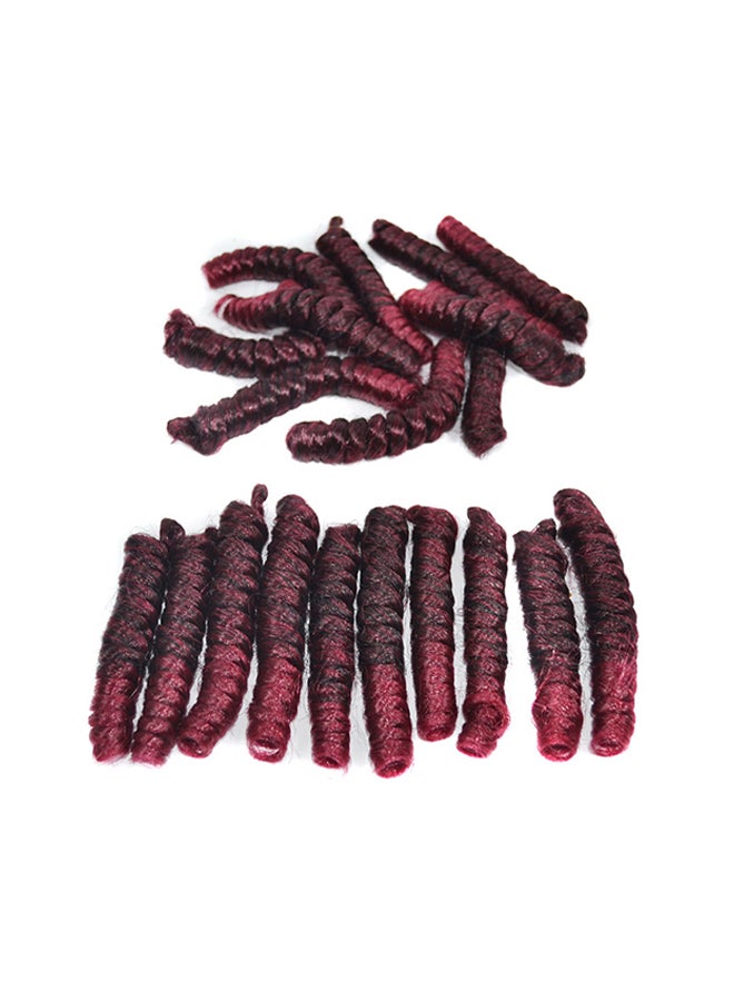 Voberry Synthetic Hair Spring Braid Wig Pink/REd 18x5x5cm