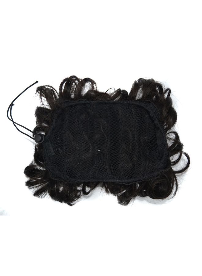 Voberry Curly Ponytail Holder Wig Black 20x15x3cm - Image 2