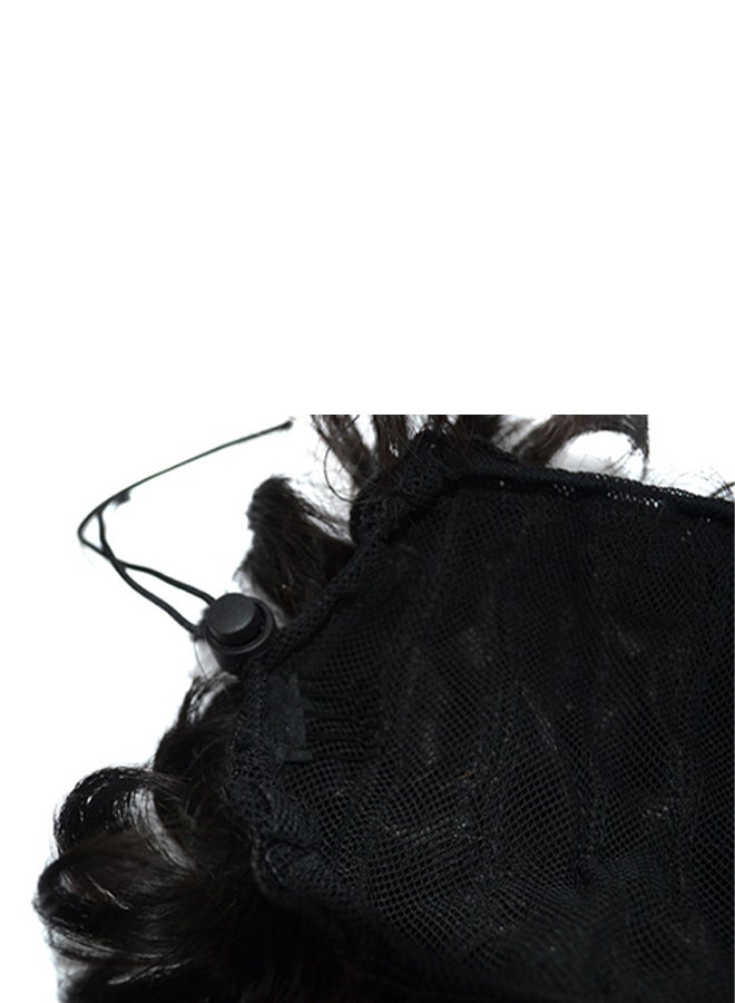 Voberry Curly Ponytail Holder Wig Black 20x15x3cm - Image 1