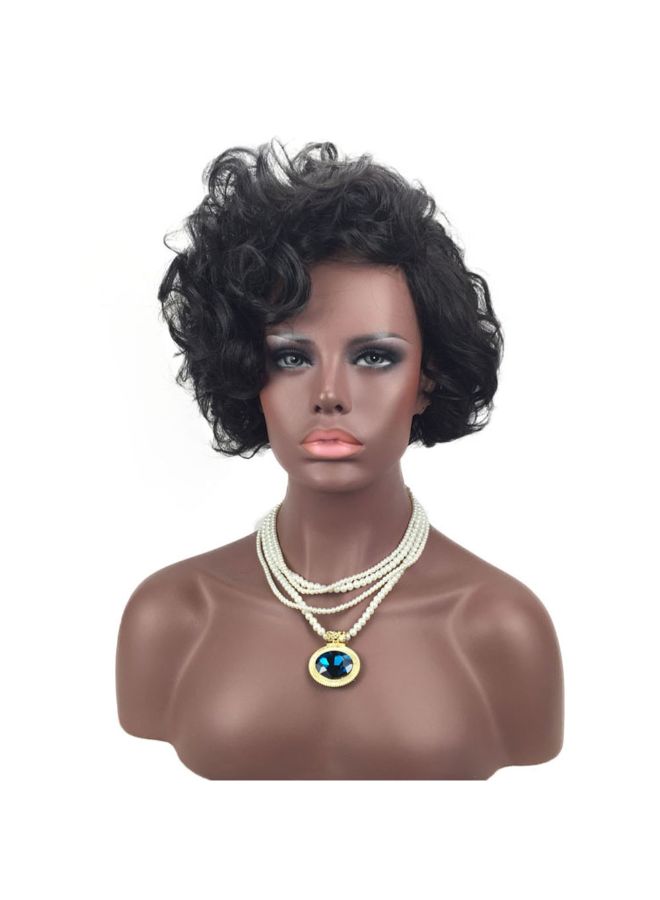 Voberry Synthetic Hair Spring Braids Curly Wig Black 10x10x10cm - Image 2