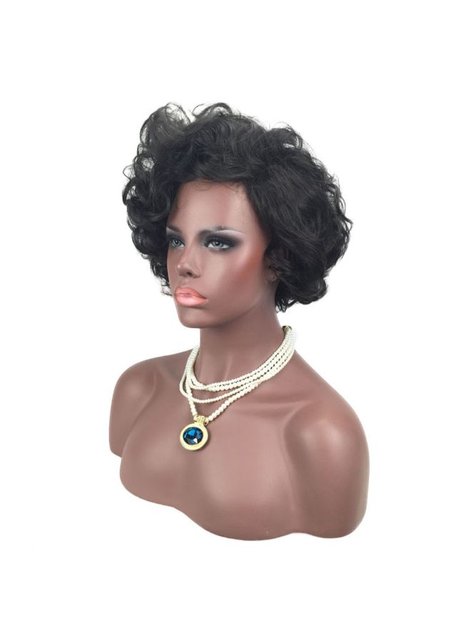 Voberry Synthetic Hair Spring Braids Curly Wig Black 10x10x10cm - Image 3