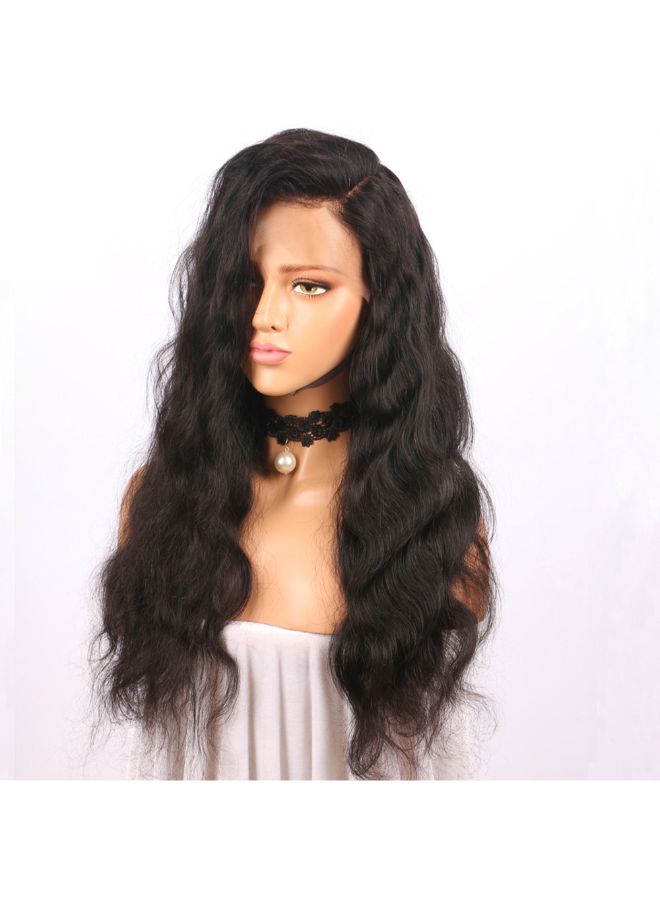 Voberry Curly Glueless Full Lace Wig Black 50x15x4cm - Image 4