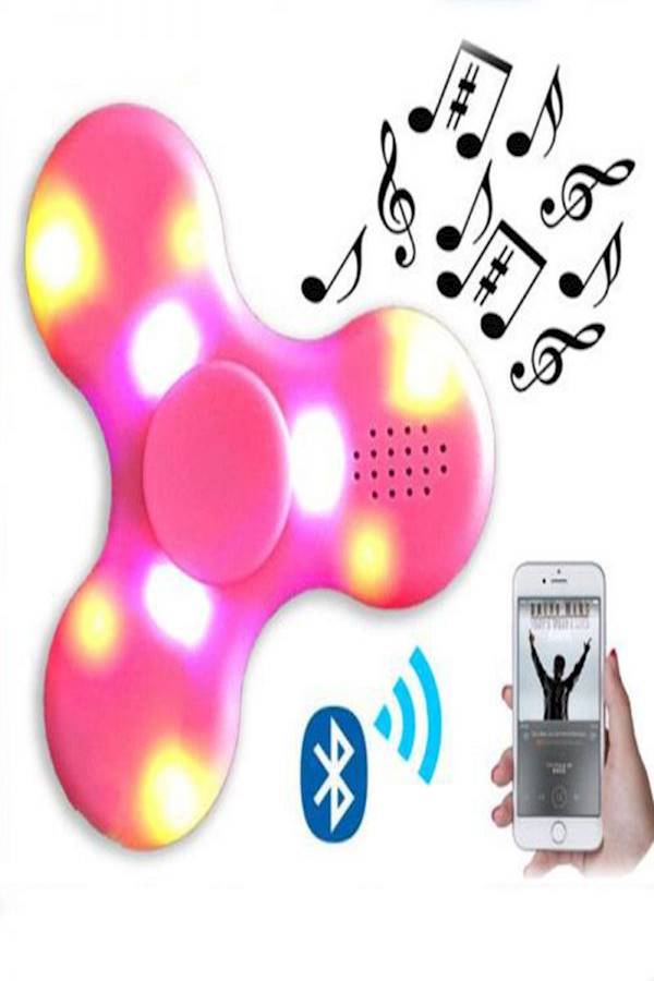 null - Led Fidget Spinner With Bluetooth Speaker 60grams - Image 1