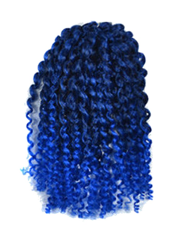 Voberry Synthetic Gradient Twist Crochet Braids Wig Royal Blue 20x20x3cm - Image 1