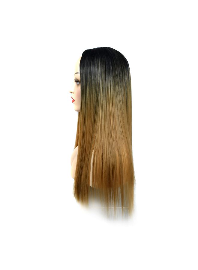 فوبيري باروكة شعر مستعار ناعم طويل للحفلات التنكرية متعدد الألوان 20x5x5سم - Image 3