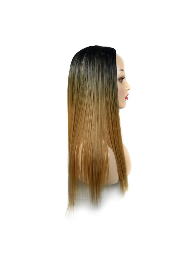 فوبيري باروكة شعر مستعار ناعم طويل للحفلات التنكرية متعدد الألوان 20x5x5سم - Image 2