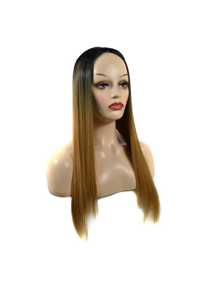 فوبيري باروكة شعر مستعار ناعم طويل للحفلات التنكرية متعدد الألوان 20x5x5سم - Image 4