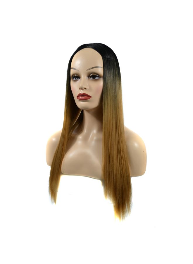 فوبيري باروكة شعر مستعار ناعم طويل للحفلات التنكرية متعدد الألوان 20x5x5سم - Image 5