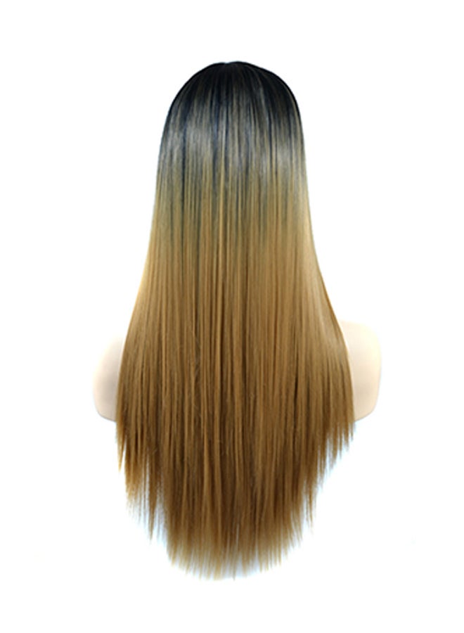 فوبيري باروكة شعر مستعار ناعم طويل للحفلات التنكرية متعدد الألوان 20x5x5سم - Image 1