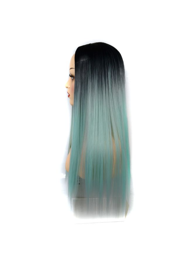 Voberry Cosplay Party Long Straight Hair Wig Multicolour 20x5x5cm - Image 5