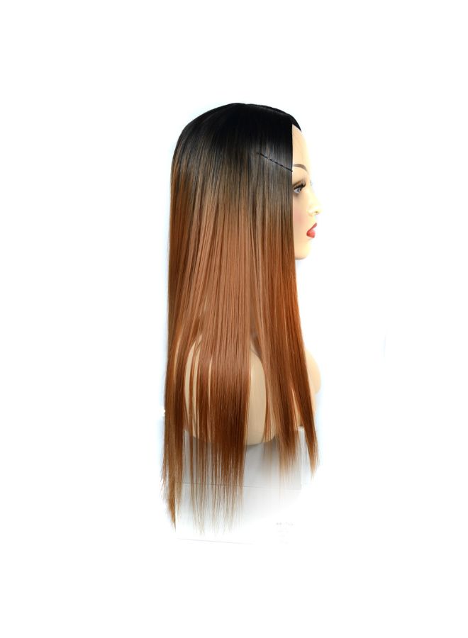 Voberry Cosplay Party Long Straight Hair Wig Multicolour 20x5x5cm - Image 4